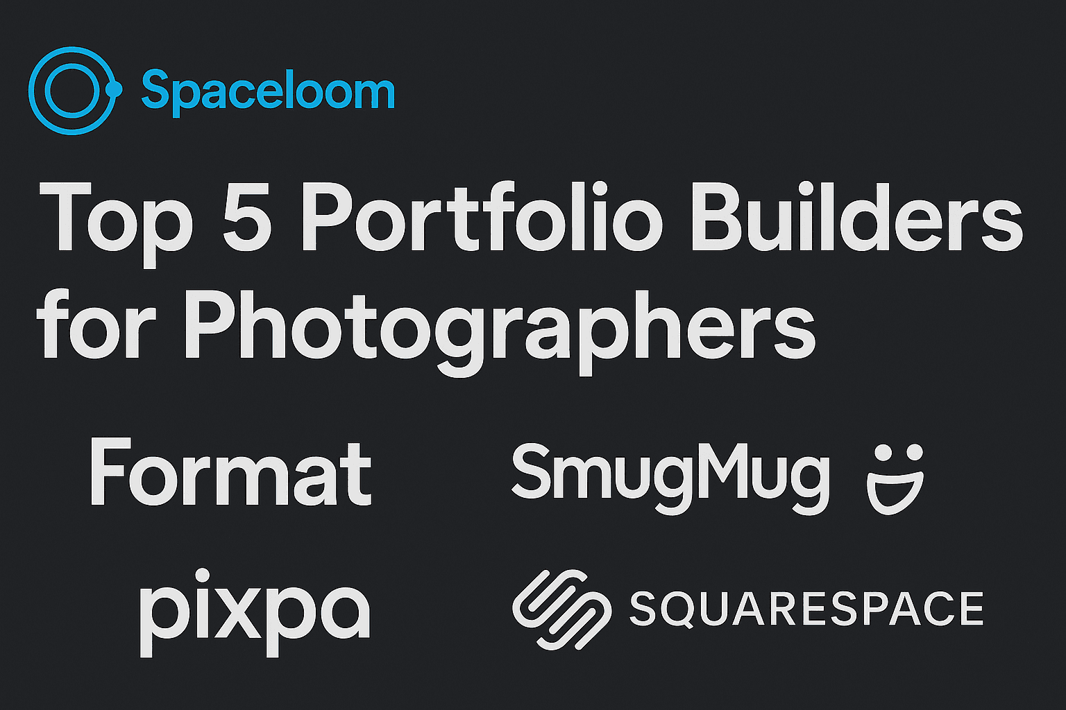 Top 5 Portfolio Builders for Photographers